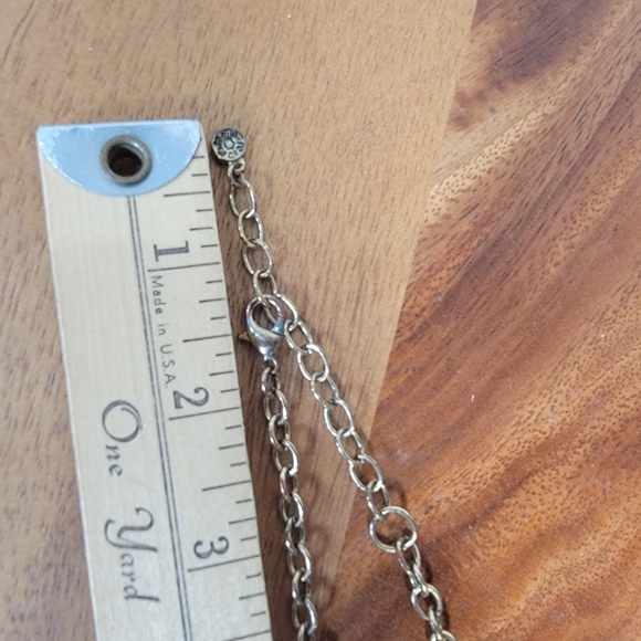 Ruby Rd. Chic Gold and Black Statement Necklace Medallions Chain - Picture 13 of 17